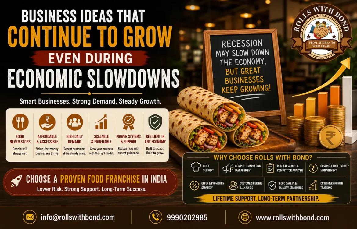 Business Ideas That Continue to Grow Even During Economic Slowdowns Food Franchise In India